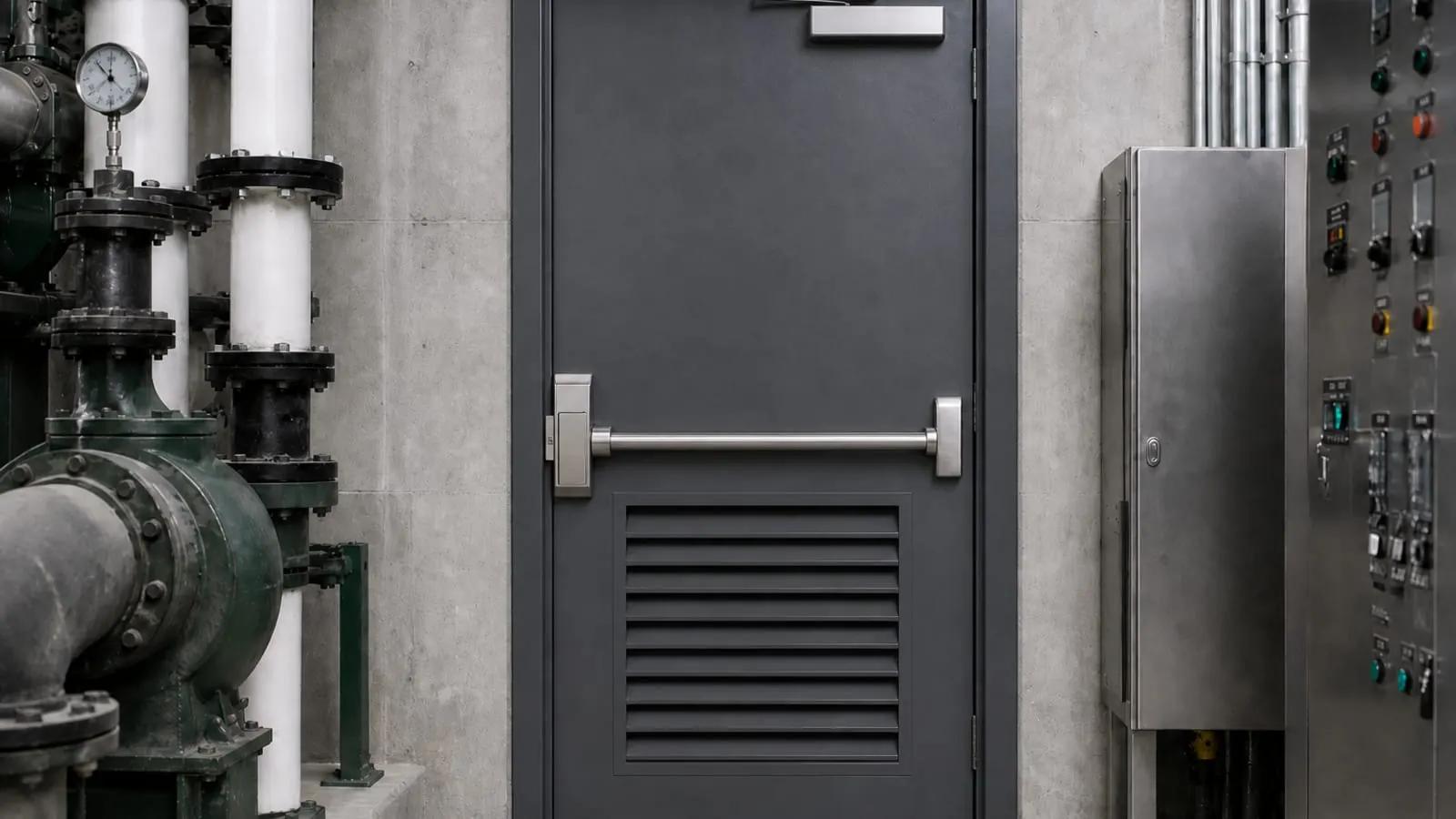 FD-L Louver — Menfezli Yangın Kapısı